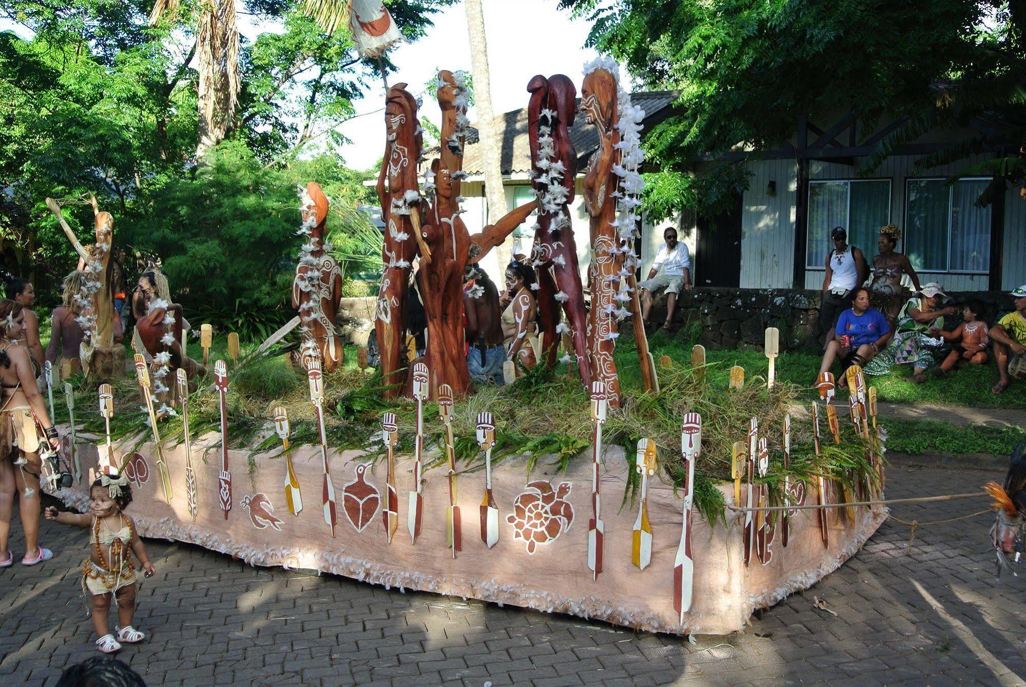 Iorana Isla De Pascua Hotel Hanga Roa Bagian luar foto